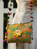 Rimjhim Handcrafted Shell Sling Bag