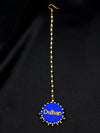 Dulhan Pearl Embroidered Maang Tikka