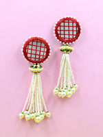 Aria Hand-Embroidered Earrings