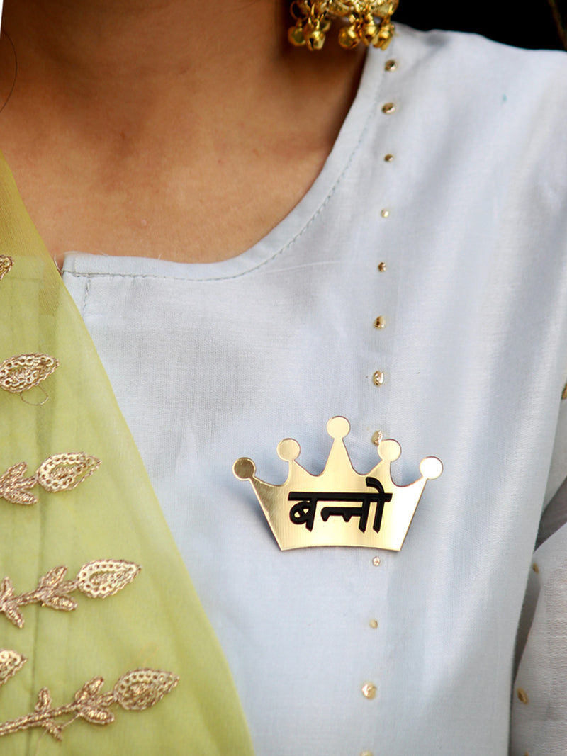 Banno Brooch, a handmade statement brooch from our wide range of latest quirky brooches for women.