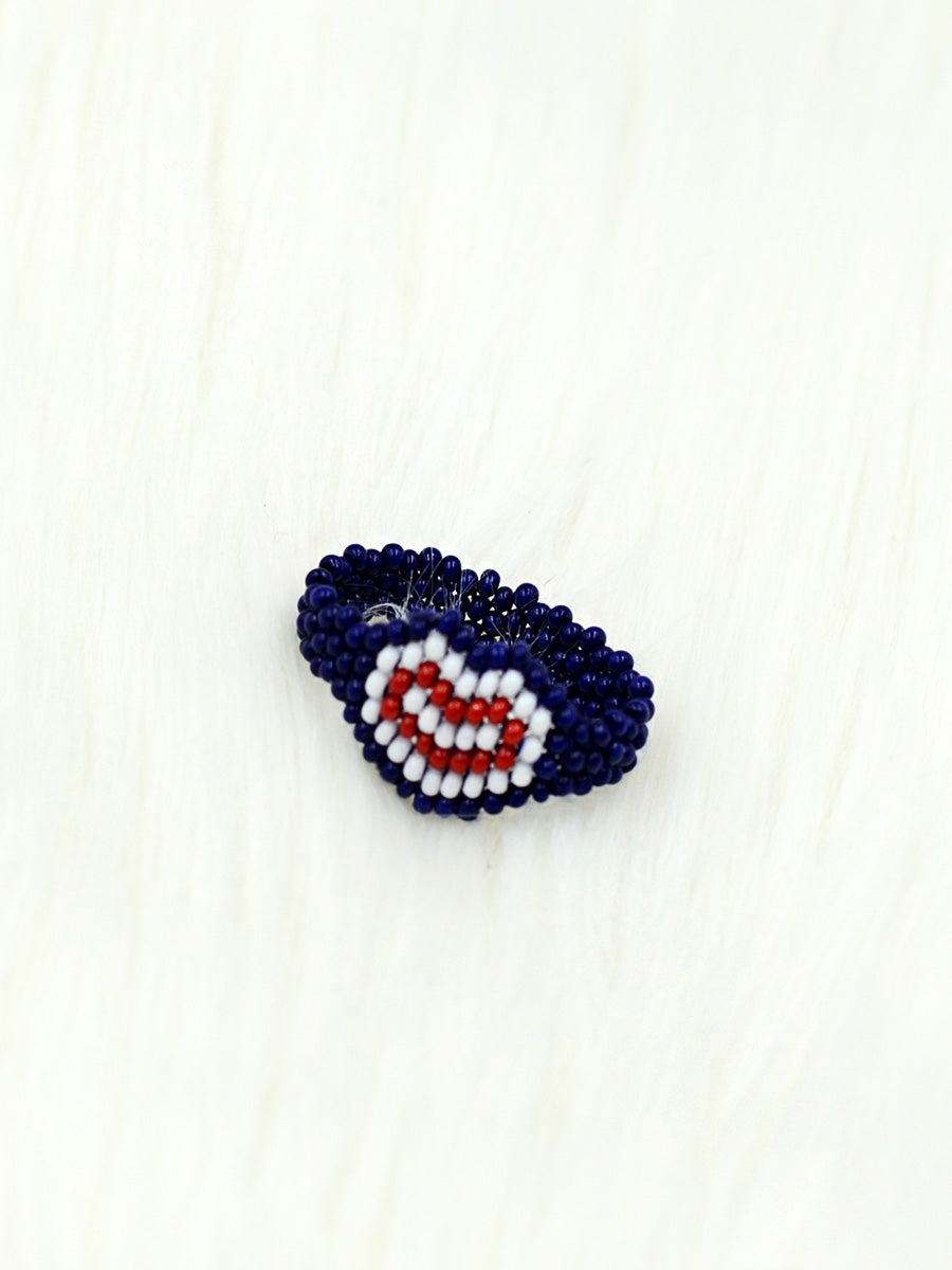 Videsi Thumb Ring, a cute tricolor ring from our latest quirky collection of rings online for girls.