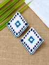 Ruhi Bead Earrings, a handcrafted earring with handmade beads from our designer collection of earrings for women online.