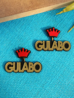 Customised Earrings (Drama Queen Style), completely customisable and personalized statement hand embroidered earrings from our latest wedding collection of statement and handmade earrings for women online.