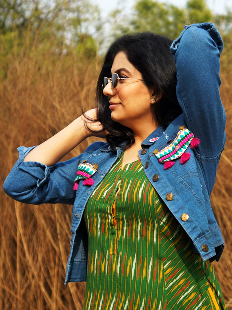 Girl Boss Sasswati Denim Jacket (Full Sleeves)