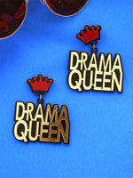 Drama Queen Earrings, a quirky, unique, statement party-wear earrings from our designer collection of earrings for women online.