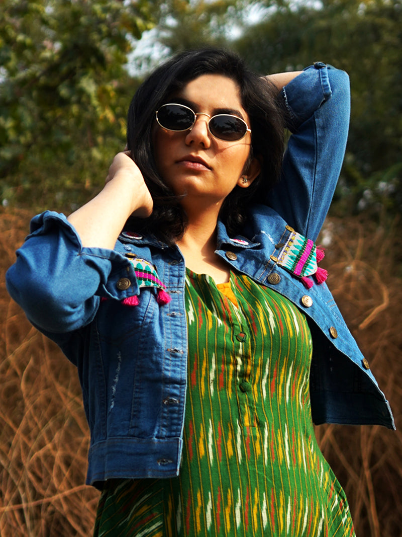 Girl Boss Sasswati Denim Jacket (Full Sleeves)