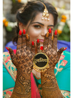Dulhania Earrings, a quirky, unique, statement party-wear earrings from our wedding collection of earrings for women.