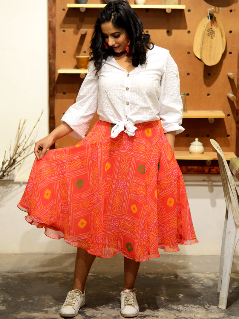 Buy Handmade Designer Skirts Online and Chanderi Skirts Online