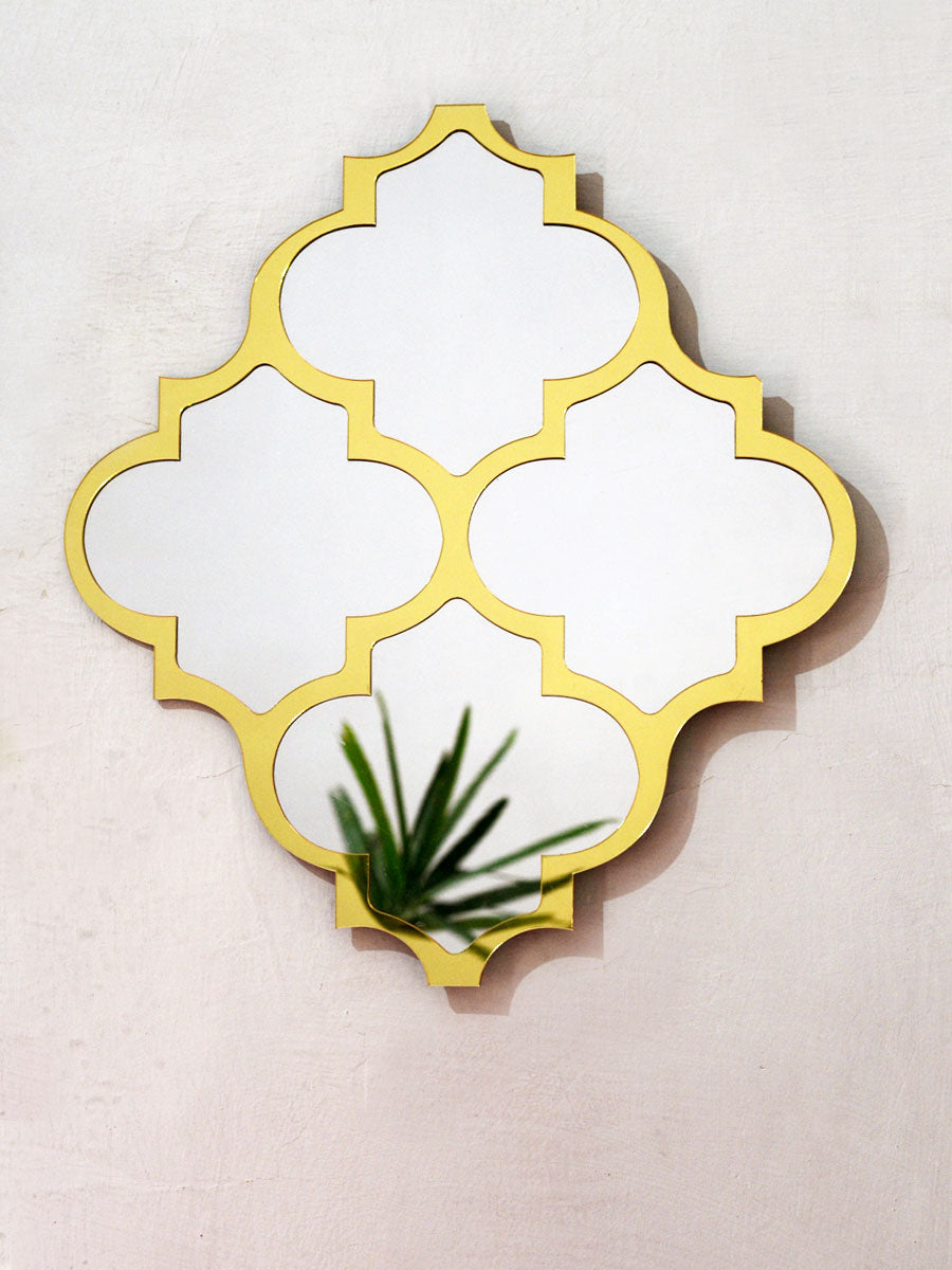 Sheesh Mahal Decorative Mirror, a contemporary mirror wall hanging from our wide range of quirky, bohemian home decor products like wall decor, wall art, thread art, cushion covers and more.