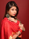 Kudi Pataka Earrings, a quirky, unique, statement party-wear earrings from our designer collection of wedding themed earrings for women online.