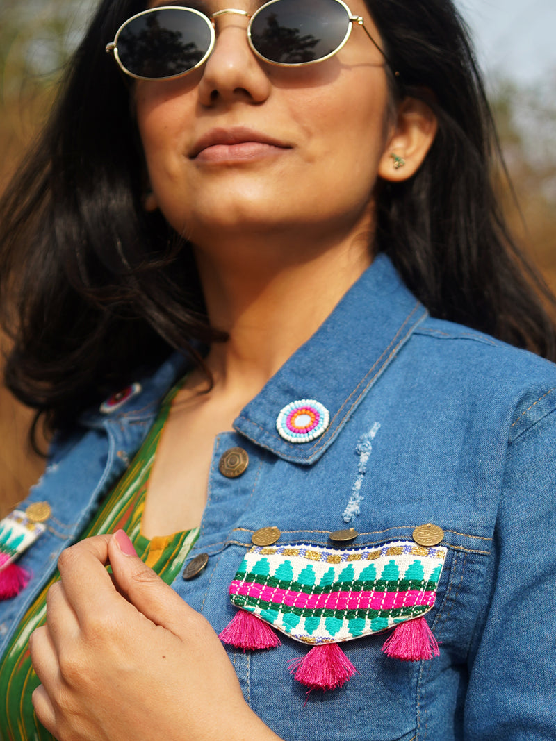 Girl Boss Sasswati Denim Jacket (Full Sleeves)