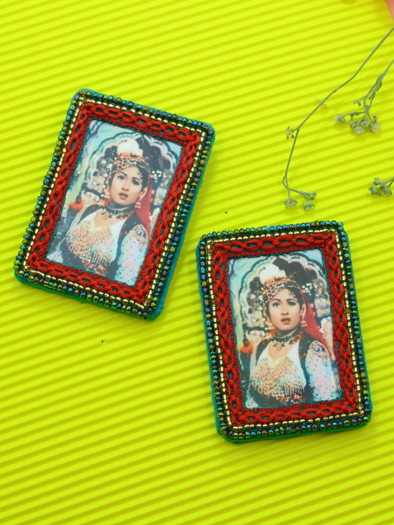 Anarkali Earrings, a quirky, unique, statement party-wear earrings from our designer collection of earrings for women online.