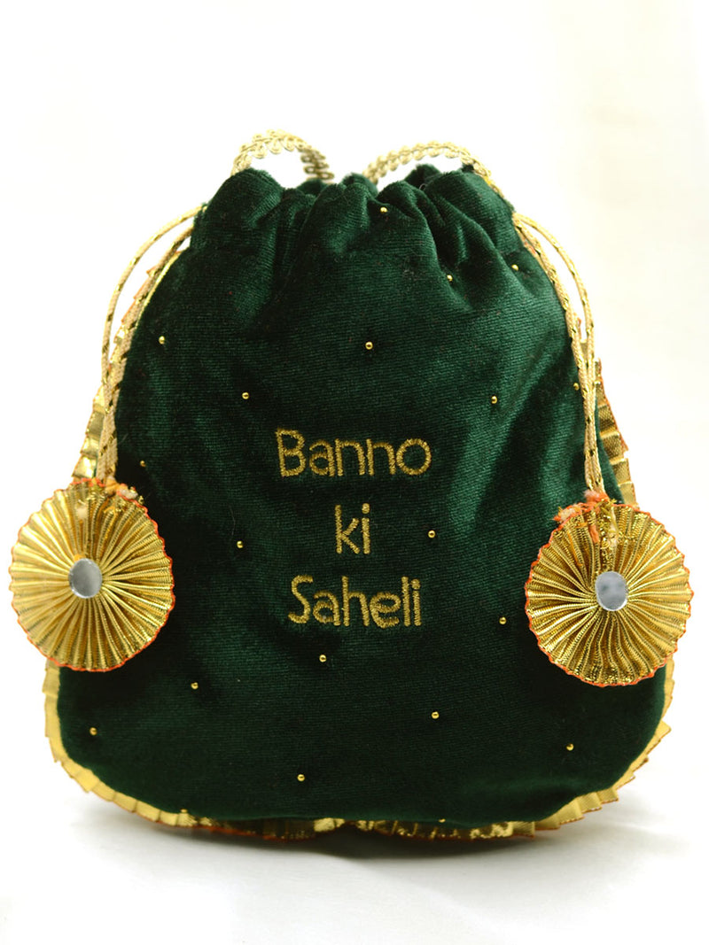 Banno ki Saheli Embroidered Gota-patti Potli