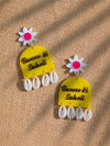 Floral Shell Banno ki Saheli Earrings
