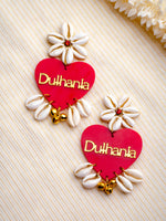 Shell Ghungroo Dulhania Earrings