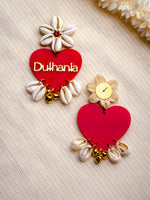 Shell Ghungroo Dulhania Earrings