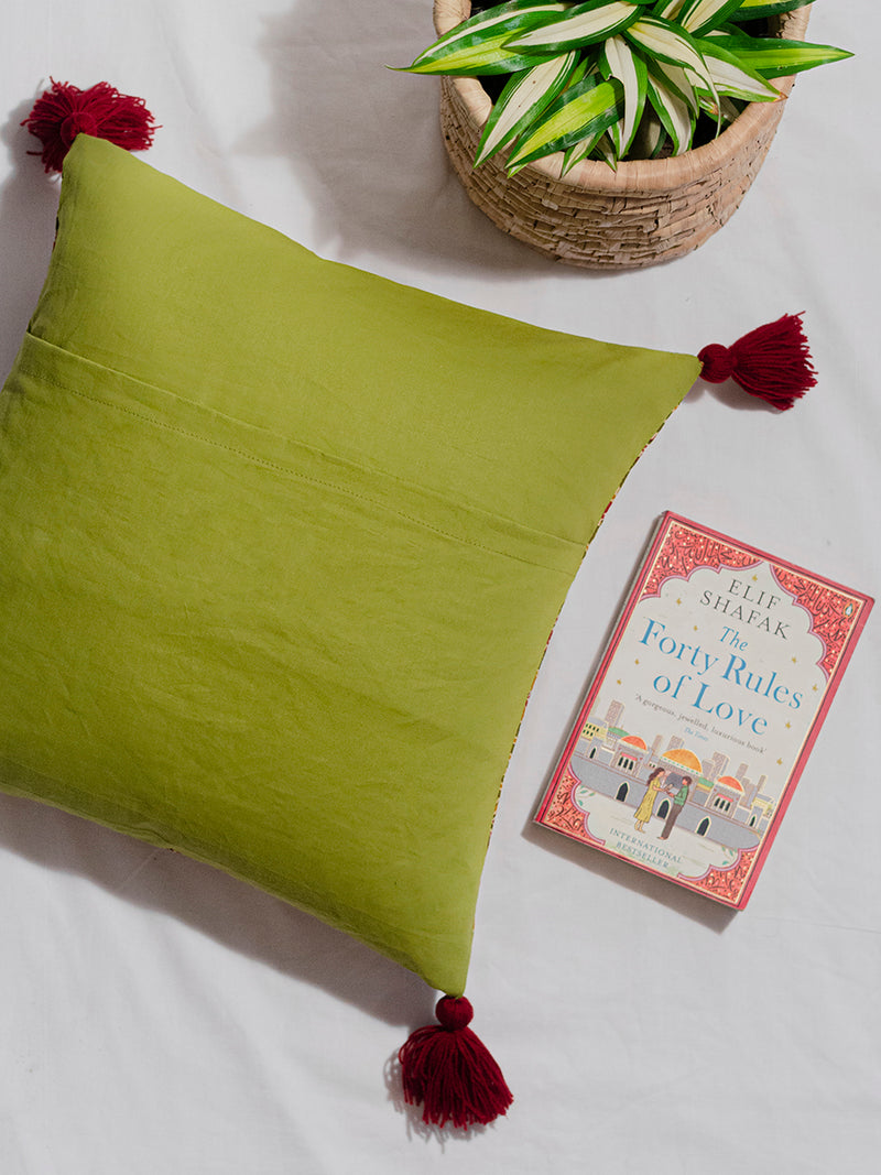 Ethereal Embroidered Cushion Cover