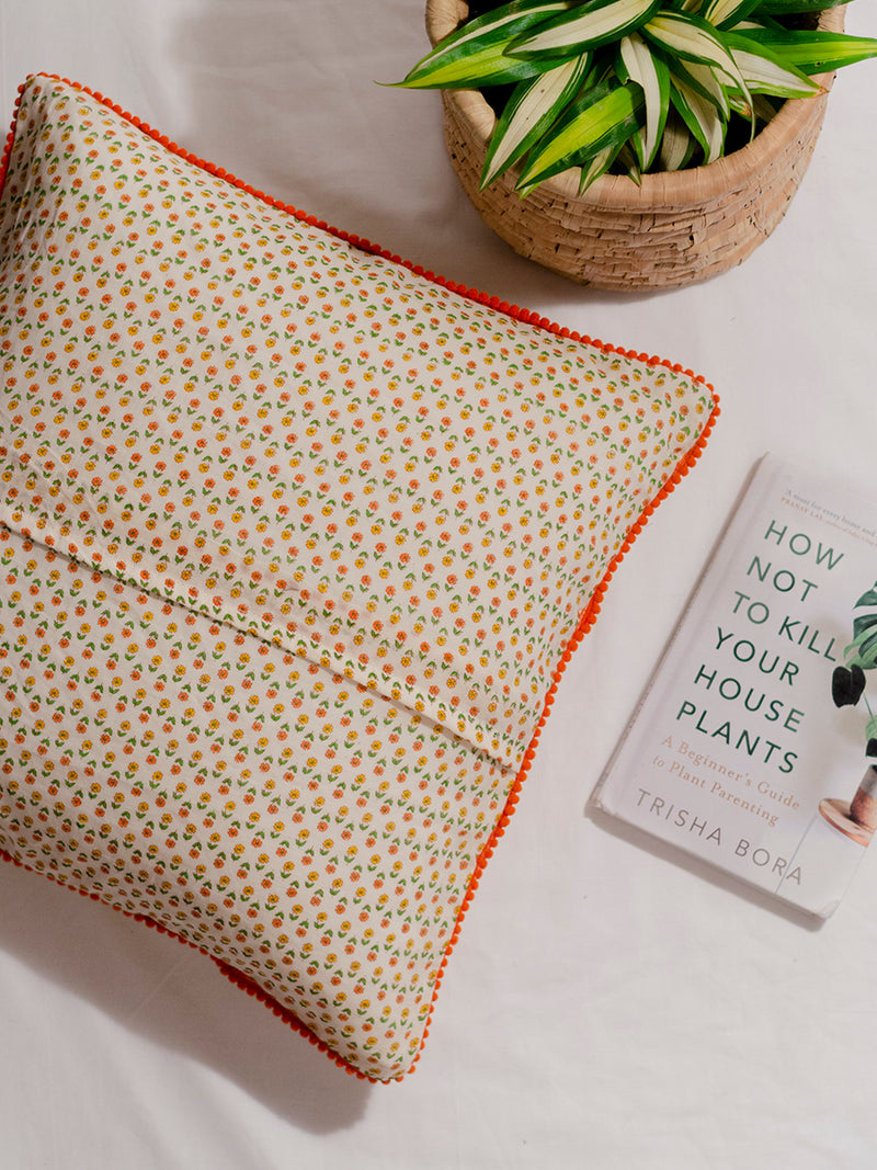 Ikigai Embroidered Cushion Cover