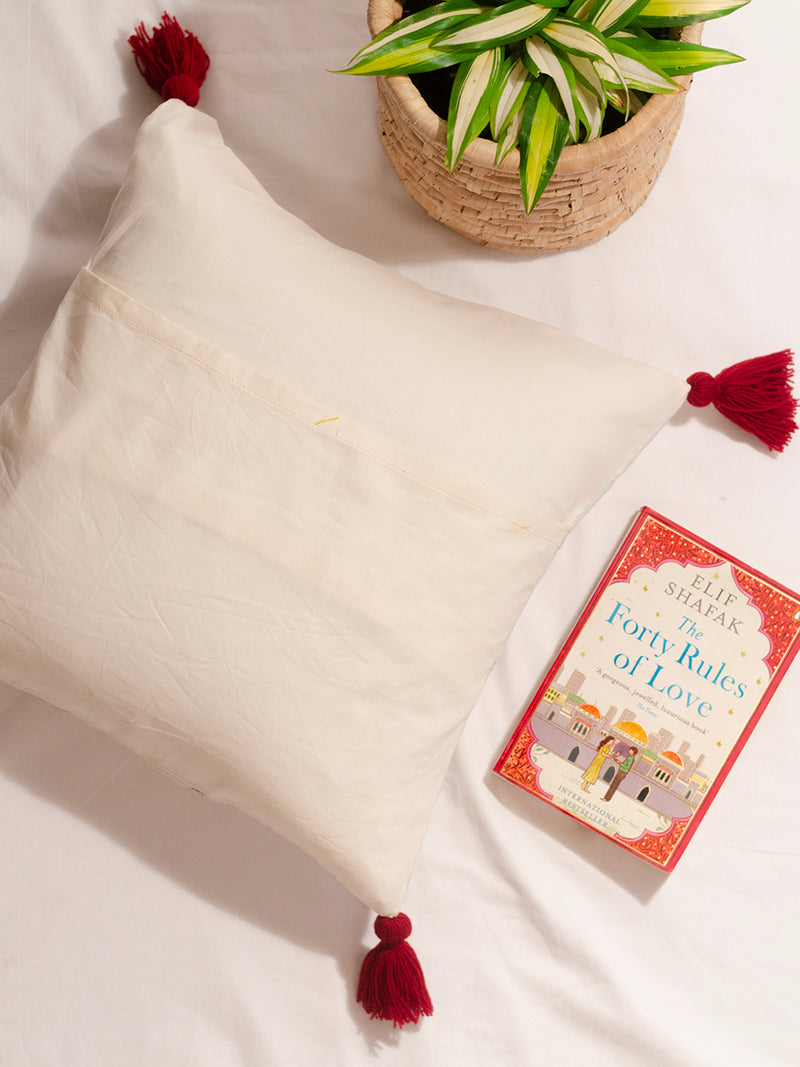 Aurora Embroidered Cushion Cover
