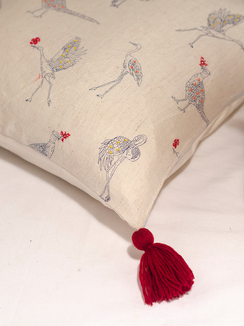 Aurora Embroidered Cushion Cover