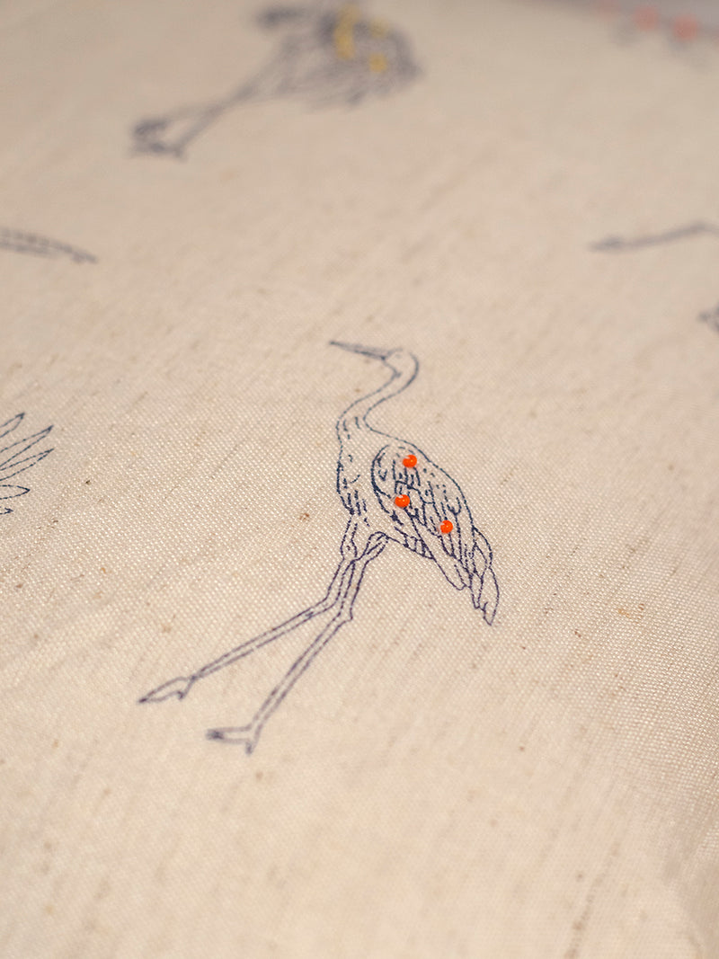 Aurora Embroidered Cushion Cover