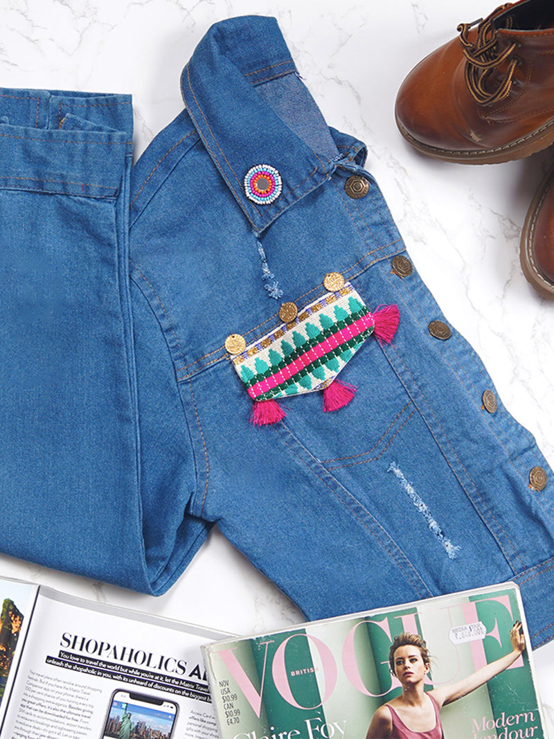 Girl Boss Sasswati Denim Jacket (Full Sleeves)