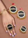 Dulhania Earrings + Maang Tikka + Hathphool Set