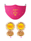 Dulhan ki Behen/Mummy/Bhabhi Face Mask + Matching Gota Patti Jhumka Set