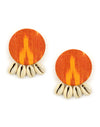 Ikat Shell Earrings