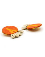 Ikat Shell Earrings