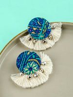 Indigo Tassel Earrings