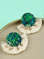 Indigo Tassel Earrings