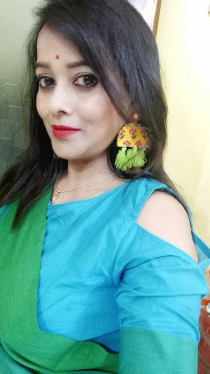 Haseena Hand-embroidered Tassel Earrings, a beautiful handmade hand embroidered earring with mirror and tassel from our designer collection of earrings for women online.