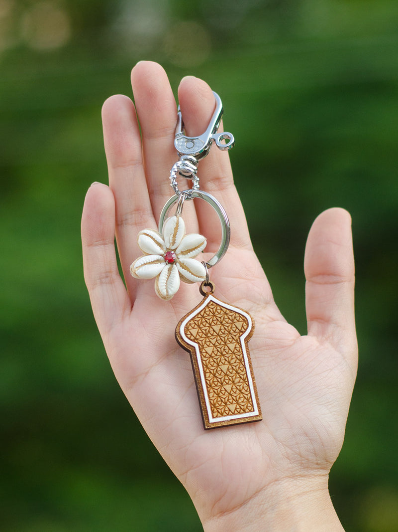 Indian Arch Shells Keychain Bagcharm