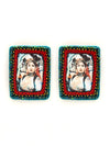 Anarkali Earrings, a quirky, unique, statement party-wear earrings from our designer collection of earrings for women online.