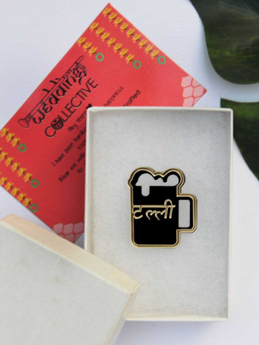 Talli Brooch, a handmade statement brooches from our wide range of latest quirky collection of brooches for men & women.