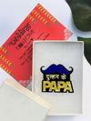 Dulhan Ke Papa Brooch, a handmade statement brooch from our wide range of quirky wedding collection for men.